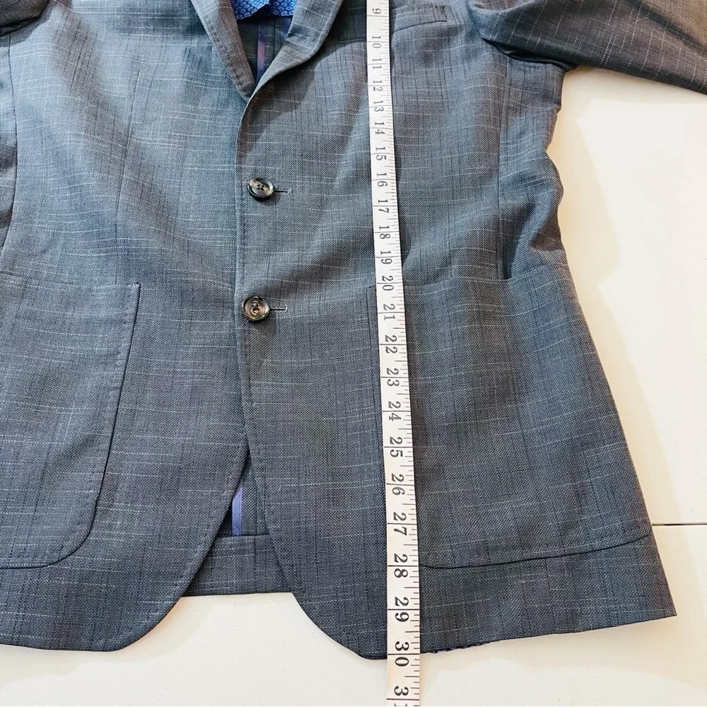 Ted Baker London Endurance Wool/Silk Blend Kyle Trim Fit Sport Coat 38R Gray